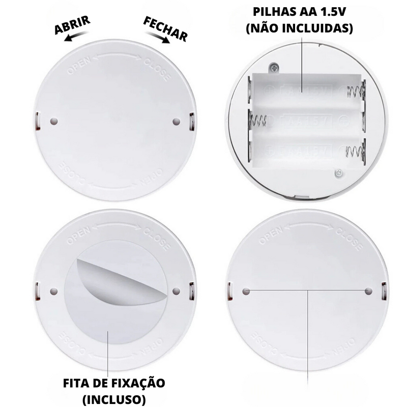 Spot Flexível Led com Controle Remoto Sem Fio