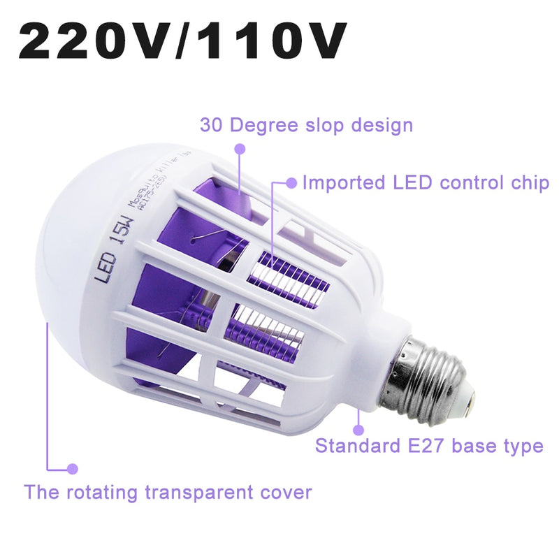 Lâmpada Led Repelente 15W - 110V/220V